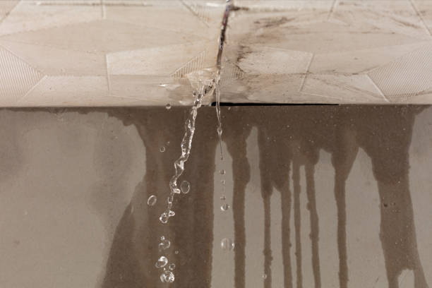 Professional Burst Pipe Cleanup technician working in Wales, MA